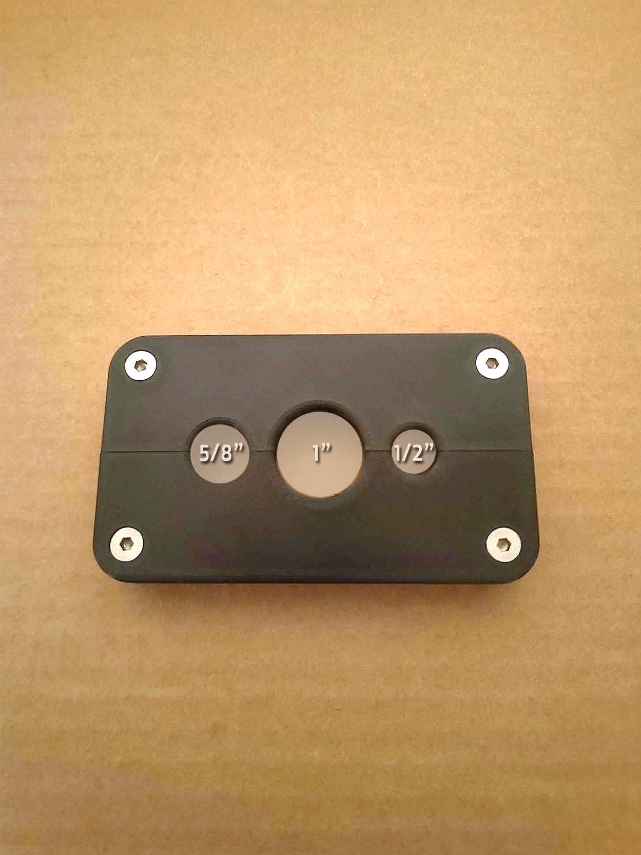 3 Hole Firewall Pass Through Split Bulkhead Grommet Bracket