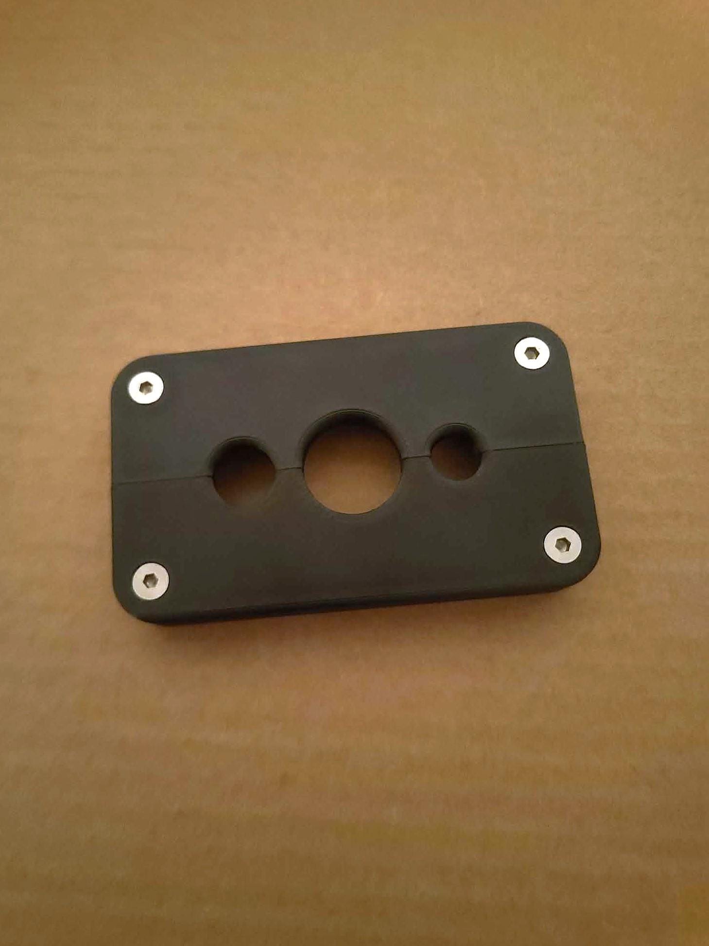 3 Hole Firewall Pass Through Split Bulkhead Grommet Bracket