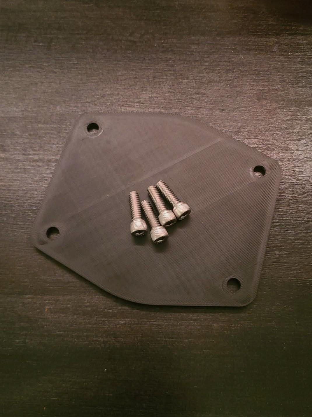 Throttle Body Block Off Plate for Gen IV LS and Most Aftermarket LS Intakes