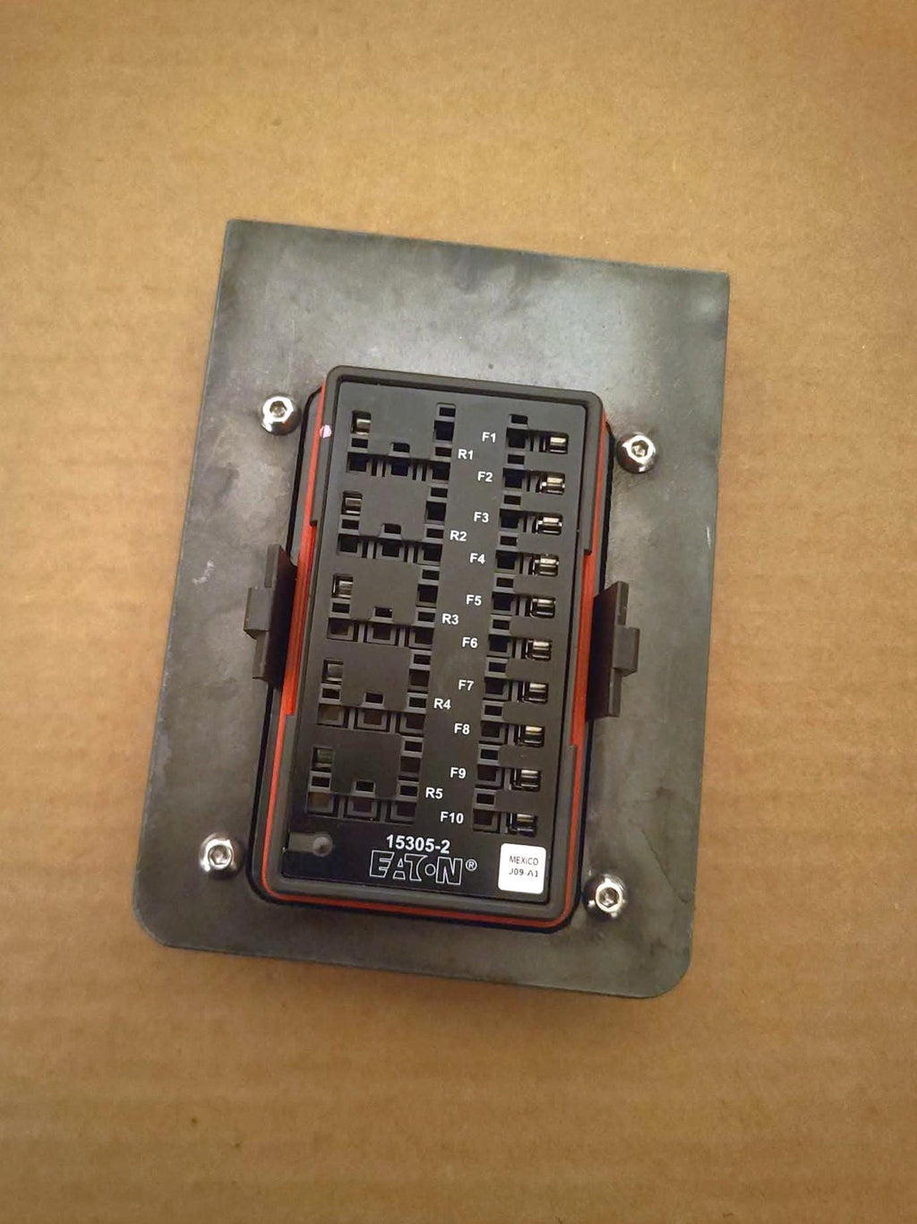 Weld-In Mounting Bracket for Eaton Bussmann 15300 Series Fuse and Relay Panel