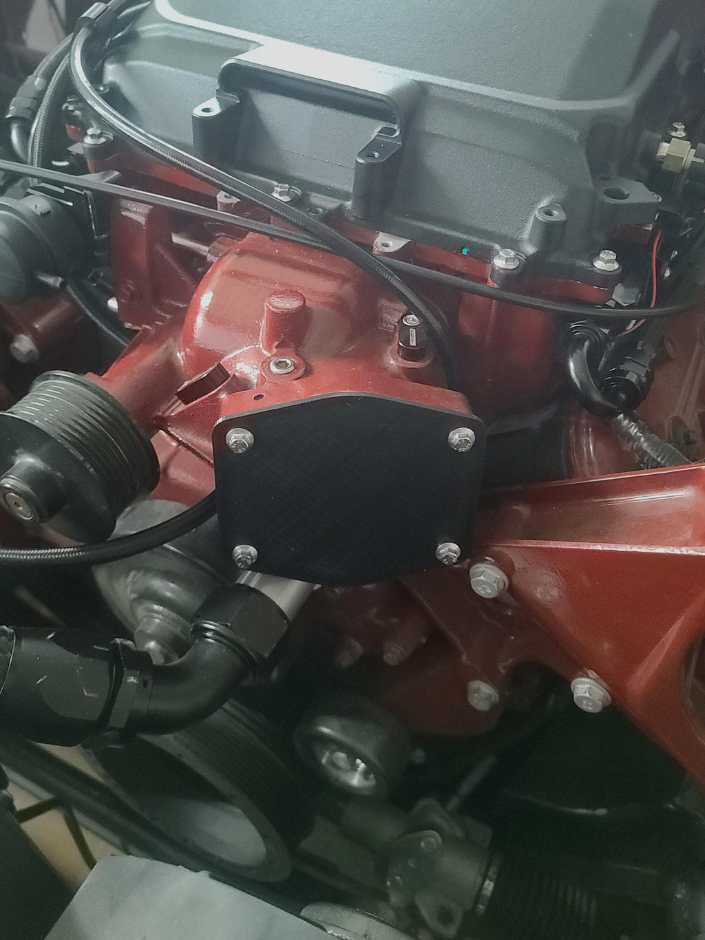 Throttle Body Block Off Plate for Gen IV LS and Most Aftermarket LS Intakes