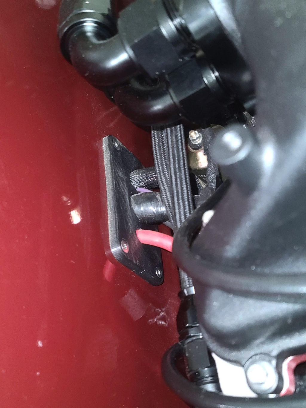 3 Hole Firewall Pass Through Split Bulkhead Grommet Bracket