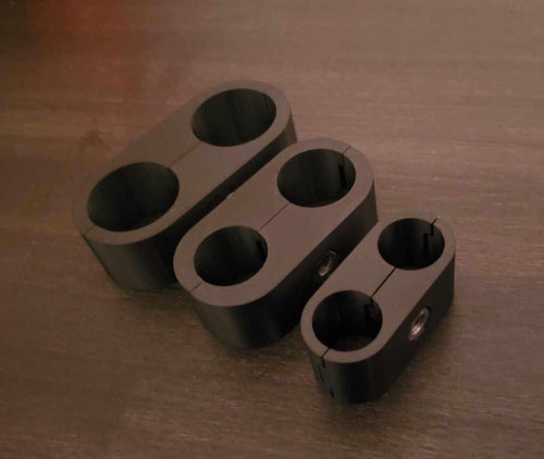 AN Braided Hose Separator Clamps (pack of 5)